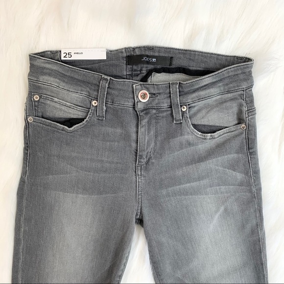Joe's Jeans Hello Icon Grey Ashlie Skinny Jeans - Picture 7 of 15